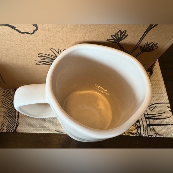 Rae Dunn White Ceramic “BESTIE” Mug with Black Text - Picture 4 of 4